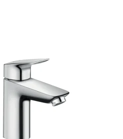 Hansgrohe Logis 100 Wastafelmengkraan chroom laag 1-greeps