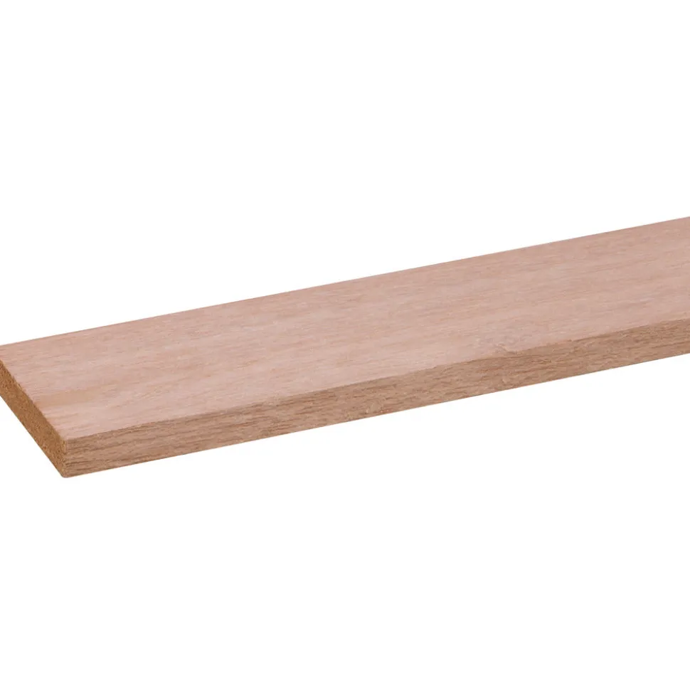 Hardhout Geschaafd 9x44x2700mm FSC Mix 70%