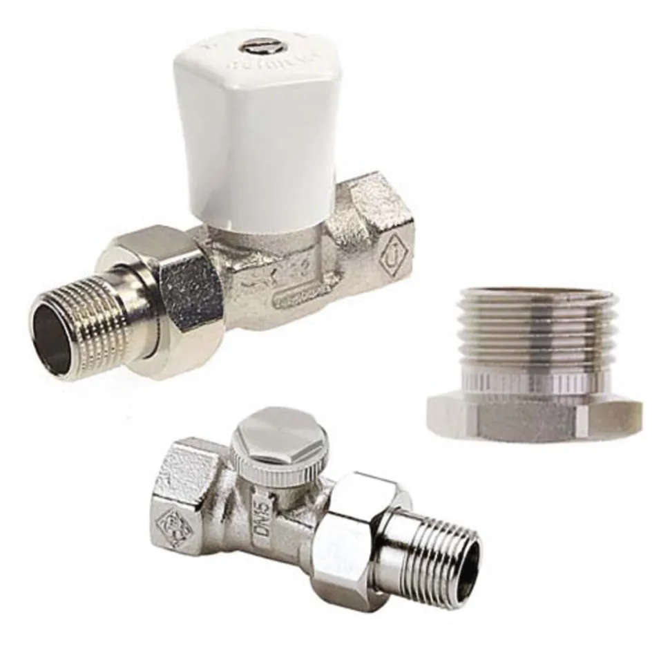 Heimeier Radiatoraansluitset Recht 1/2"