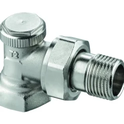 Heimeier Radiator Voetventiel Haaks 1/2"