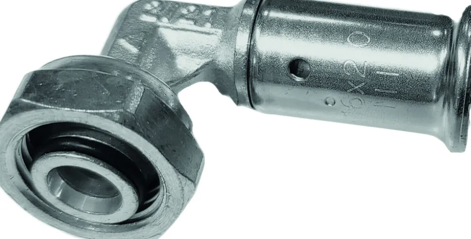 Henco Aansluitbocht Inbouwreservoir Binnendraad 90° 16x2mm 1/2