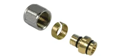 Henco Adapter voor knelfitting 20x22 mm, 2 stuks