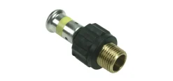 Henco gas pers Puntstuk  20x3/4'' Buitendraad kunststof