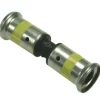 Henco gas Pers recht 16x16 mm, 2 stuks