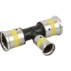 Henco gas pers T-stuk 20x16x20 mm