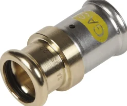 Henco Overgangsperskoppeling pers/koper 16-15 mm gas