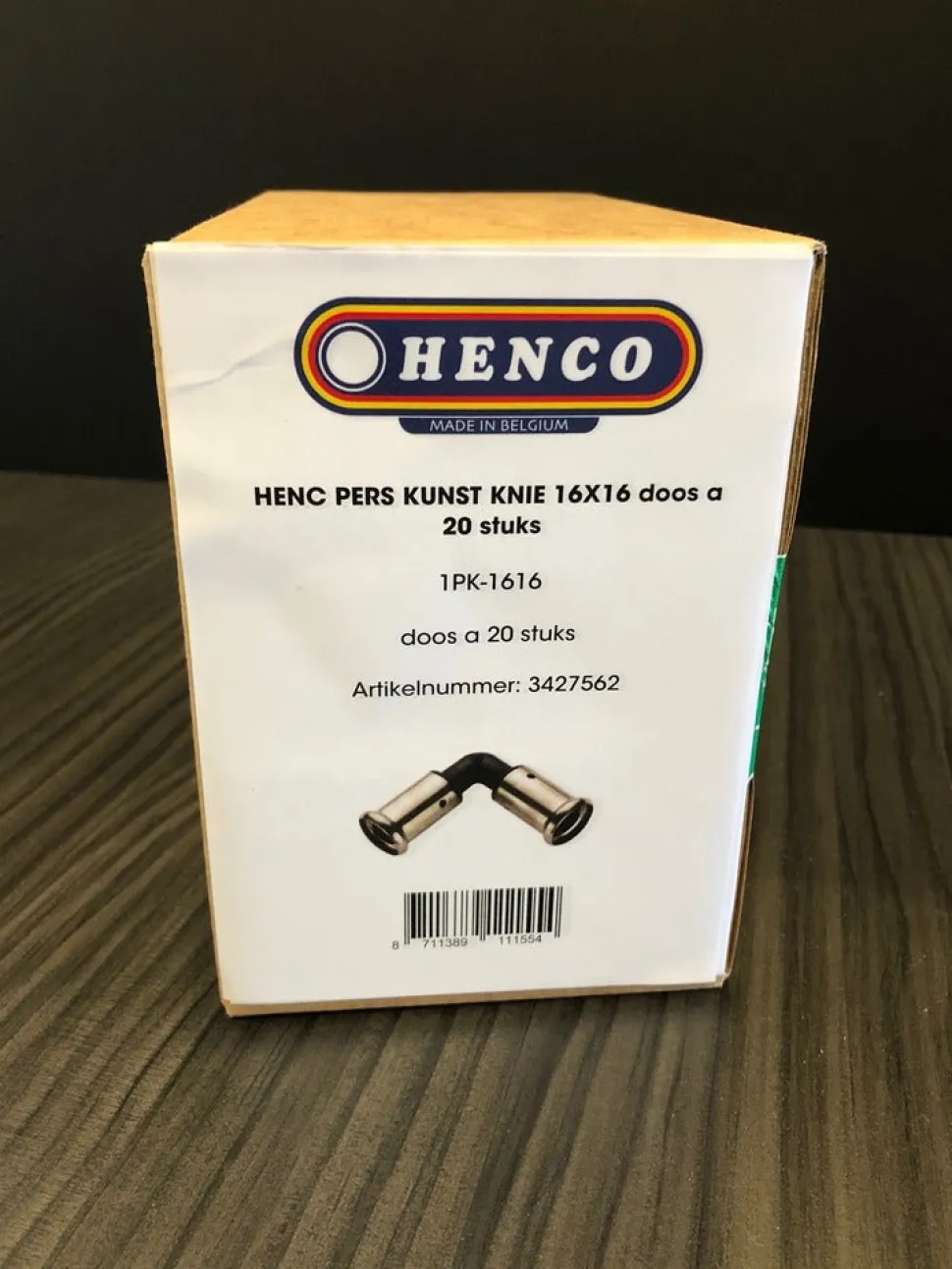 HENCO pers kunst knie 16X16 20st