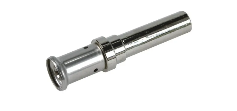 Henco pers rechte Koppeling met buiseind 20x22 mm