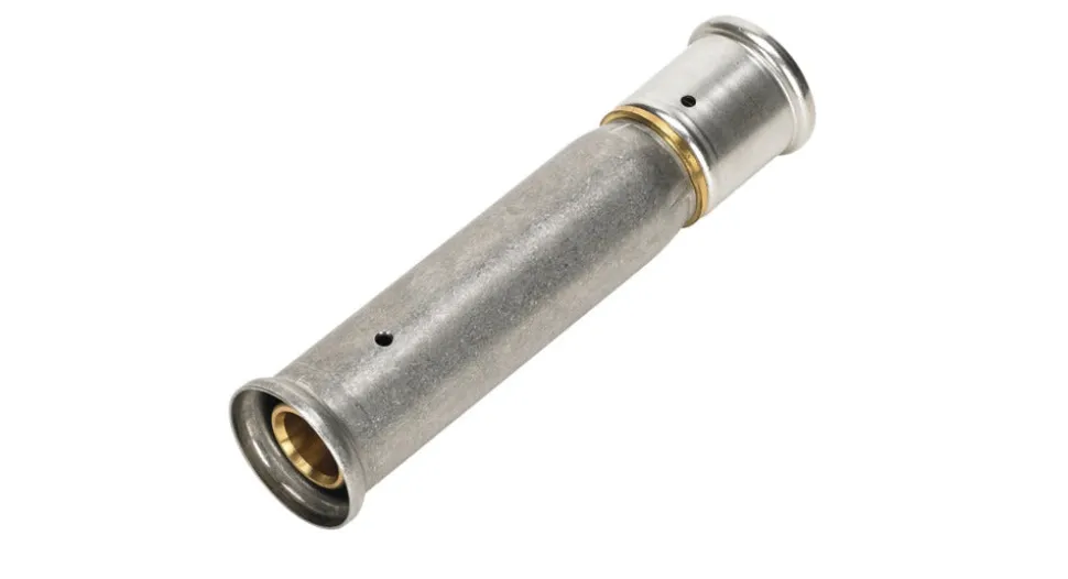 Henco pers reparatie Koppeling recht 16x16 mm