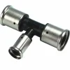 Henco pers T-stuk 20x16x20 mm kunststof, 2 stuks