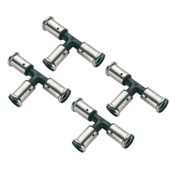 Henco pers T-stuk 16x16x16 4 stuks