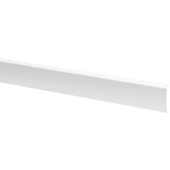 Hockeystickprofiel Kunststof Wit 8x21x2600mm