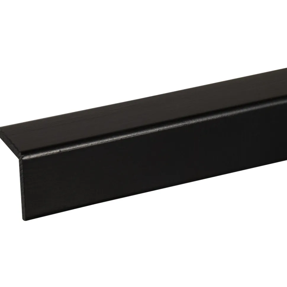 Hoeklat Grenen Zwart Gelakt 34x34x2700mm FSC Mix 70%