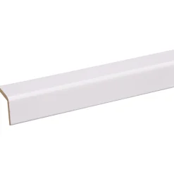 Hoeklat MDF Folie Wit 28x28x2600mm 70% PEFC