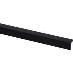 Hoekprofiel Kunststof Zelfklevend Zwart