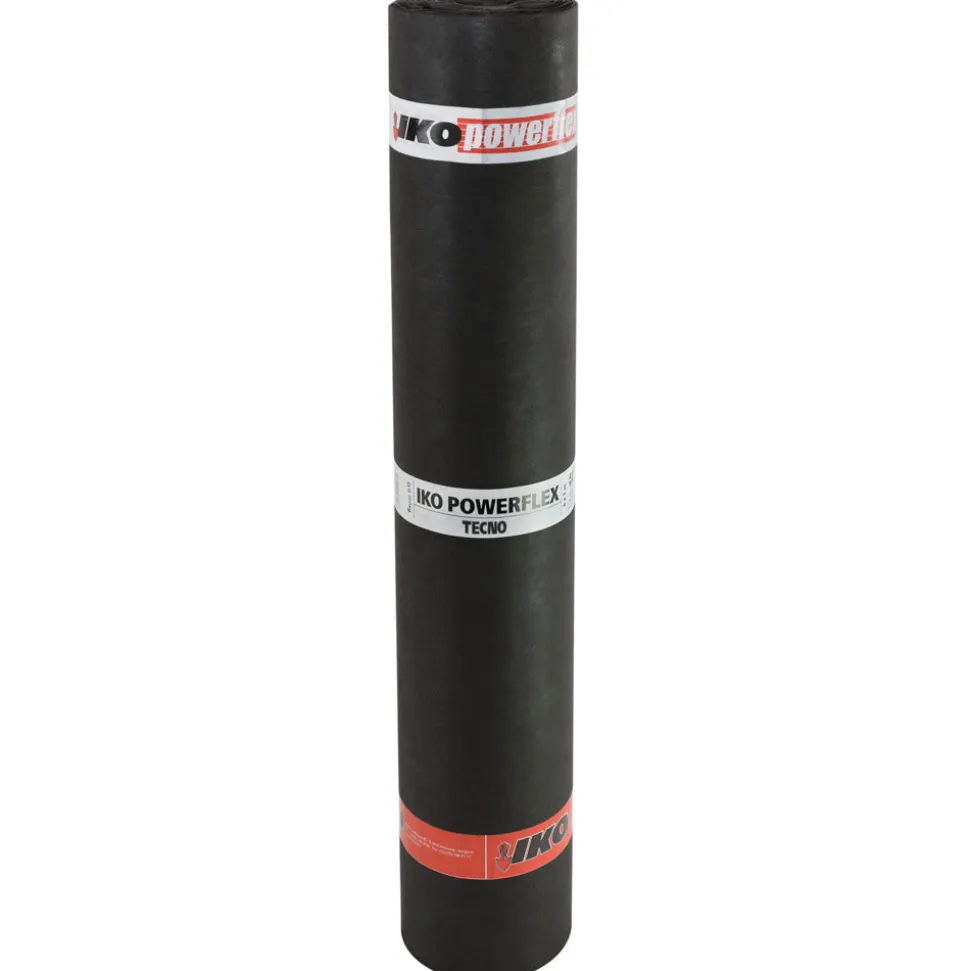 IKO Powerflex SBS Bitumen Toplaag Tecno 5.0 Donkergrijs Gewapend 1x5m