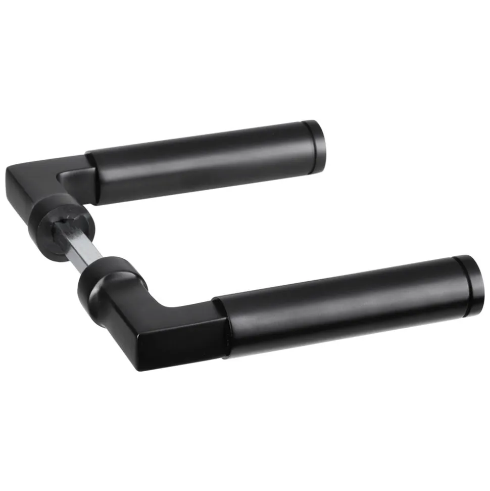 Impresso Aston Deurkruk Modulair Aluminium Zwart 2stuks