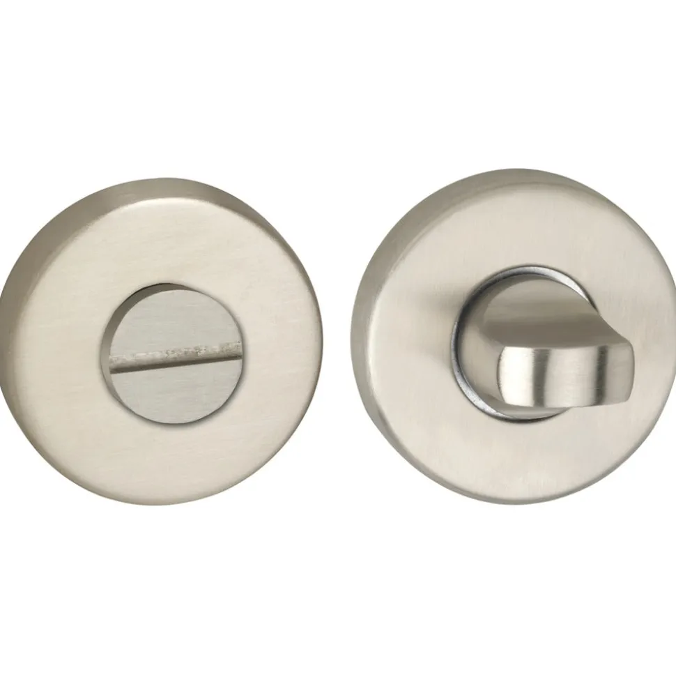 Impresso Rozet Rond Verdekt Modulair WC63 RVS 2stuks