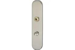 Impresso Schild Ovaal Verdekt Modulair WC63 RVS 2stuks