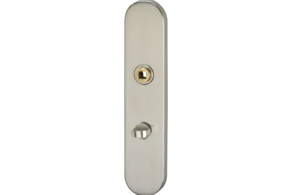 Impresso Schild Ovaal Verdekt Modulair WC63 RVS 2stuks