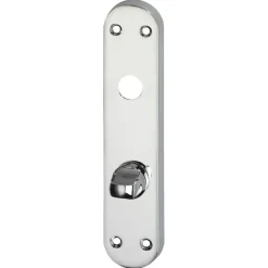 Impresso Schild Ovaal WC63 Modulair Chroom 2stuks