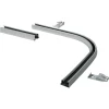 Intensions gordijnrail bocht 90 graden + verbinder PLUS rail wit