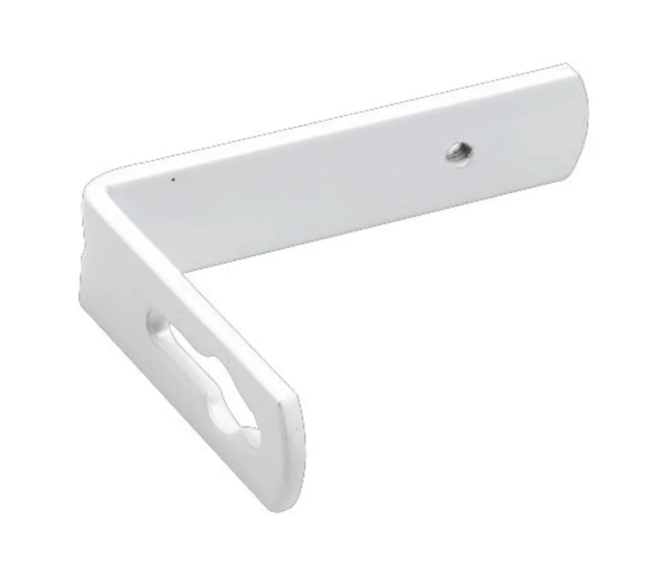 Intensions Steun staal 15 cm Wit voor gordijnrail 2 stuks
