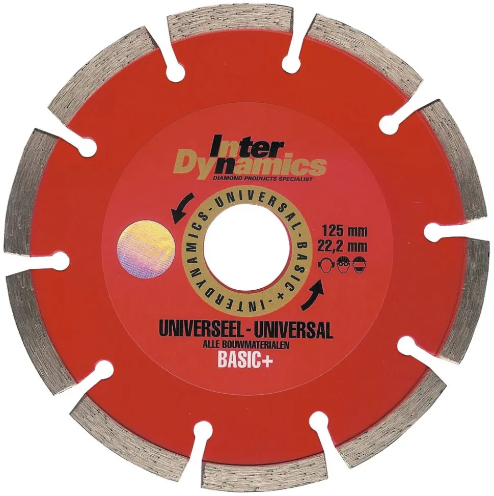 InterDynamics Universeel Basic+ Diamantzaagblad 125mm