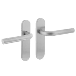 Intersteel Deurkruk Recht Op Kortschild Blind RVS