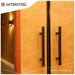 Intersteel handgreep T model 300x20 mm mat zwart