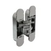 Intersteel Scharnier Zamac 130x30 3D Verstelbaar Binnenwerk Verzinkt - Vernikkelde Afdekkappen