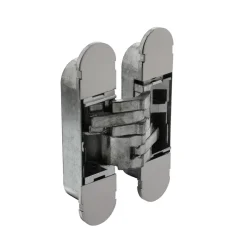 Intersteel Scharnier Zamac 130x30 3D Verstelbaar Binnenwerk Verzinkt - Vernikkelde Afdekkappen