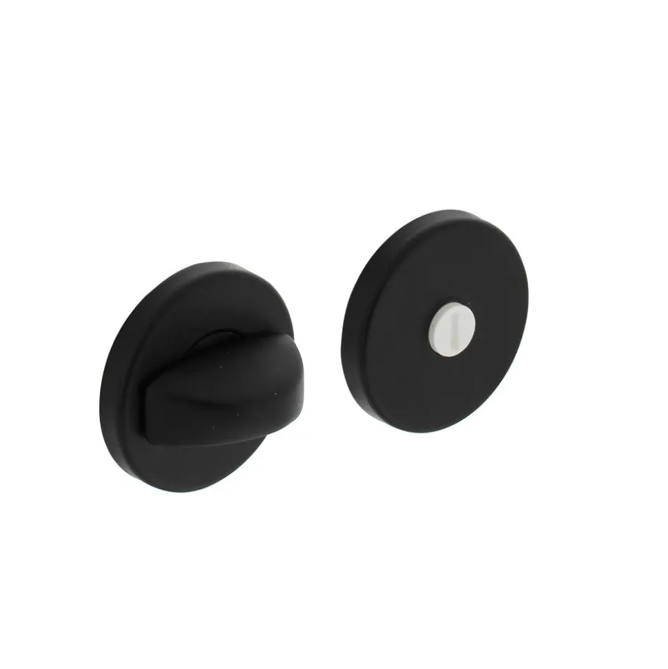 Intersteel WC-sluiting diam. 50x7mm + 7mm Nokken Met 8mm stift alu./Zwart