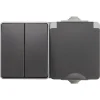 ION INDUSTRIES Spatwaterdicht Opbouw COMBINAT Serie RA IP54 Grijs