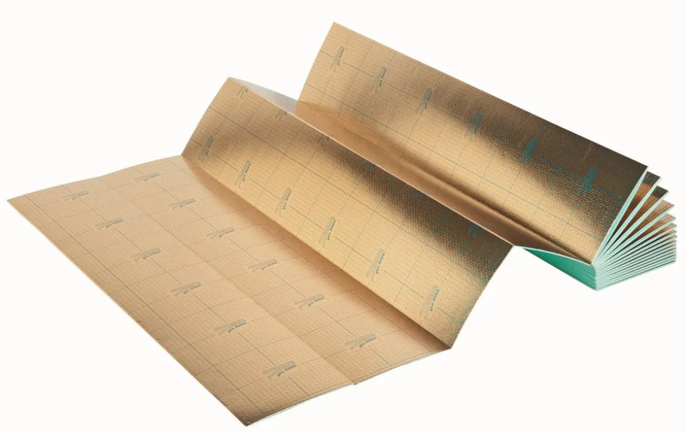 Isotac ondervloer 3 mm gold 10DB HD schuim 1,2x8,5 meter goud 10,2 m2