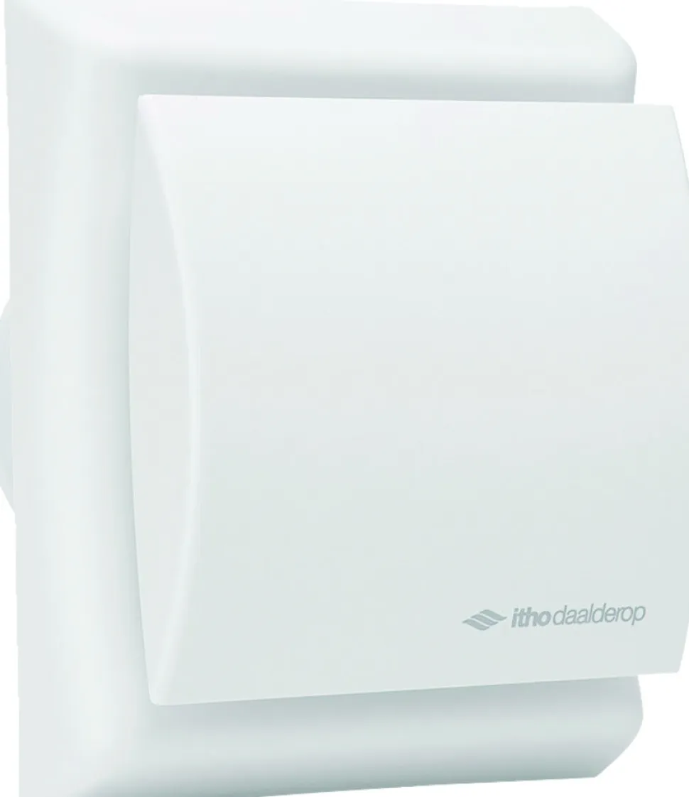 Itho-Daalderop Toilet Douche Ventilator met Timer Wit 53-00351