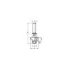 JSO-TR Afrondfrees HW Radius 5,0 mm, schacht 8 mm