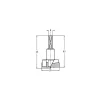 JSO-TR Cylinderkopboor HW 35 mm, schacht 8 mm