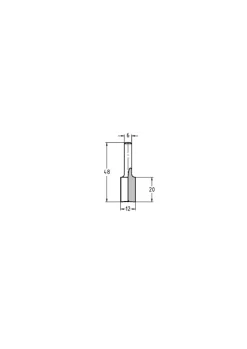 JSO-TR Groeffrees HW 12 mm, schacht 6 mm