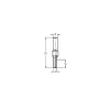 JSO-TR Groeffrees HW 6 mm, schacht 8 mm