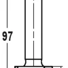 JSO-TR Groeffrees HW 20 mm, schacht 8 mm