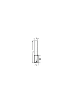 JSO-TR Groeffrees HW 12 mm, schacht 8 mm