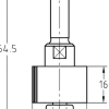 JSO-TR Sponningfrees HW 24 mm, schacht 8 mm