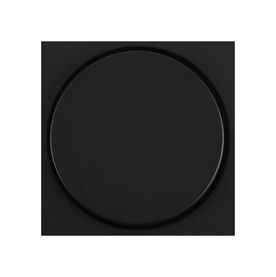 Jung A550 Centraalplaat/Knop Dimmer Mat Zwart