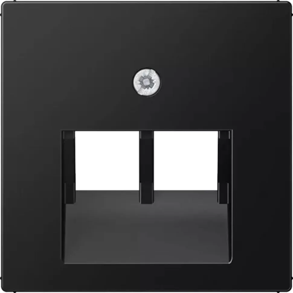Jung A550 Centraalplaat Telefoon/Data 2x8-Polig Mat Zwart