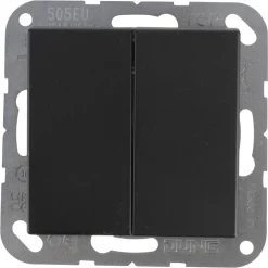 Jung A550 Inbouw Schakelaar Serie Mat Zwart