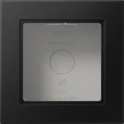 Jung A550 Opbouwraam 1-Voudig incl Afdek Mat Zwart