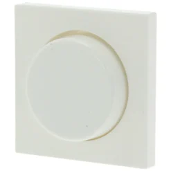 Jung AS500 Inbouw Centraalplaat Knop Dimmer Polarwit