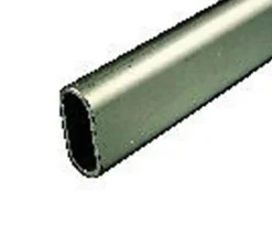Kastroede ovaal 120 cm 30x15 mm wit gelakt