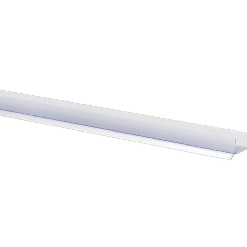 Keukenplintprofiel Kunststof Transparant 13x24x2600mm